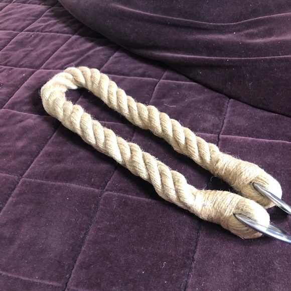 ONE SINGLE Jute Thick Rope Curtain Tieback, Nautical Hemp Tieback - Picture 5 of 11